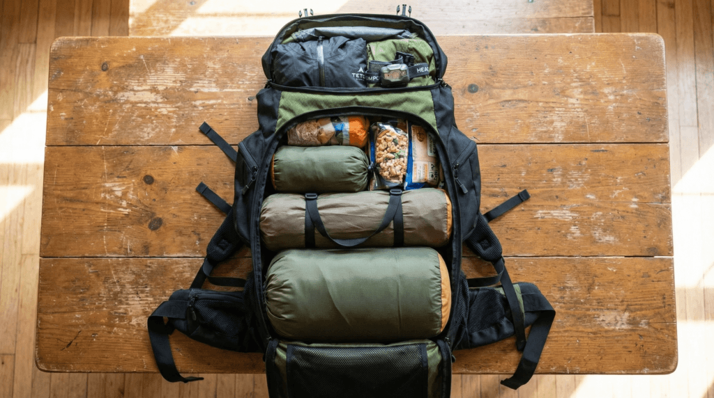 Teton 55L Scout Internal Frame Backpack for Hiking