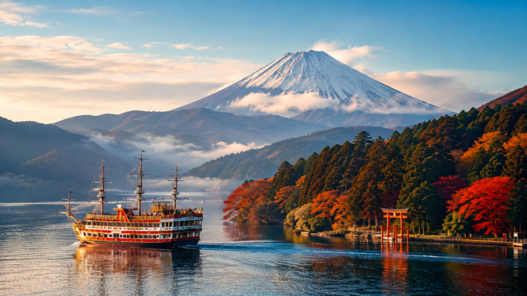 Day trip to Hakone and Mount Fuji during a Complete 7-Day Itinerary For Exploring Tokyo.